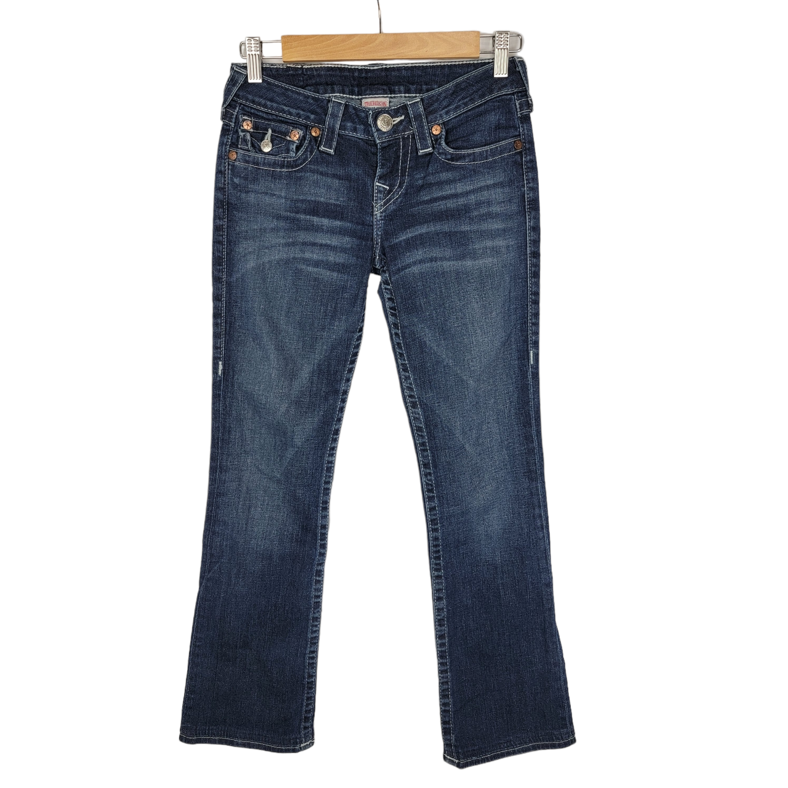 True Religion Hi-Rise Boot Jeans 26s Altered